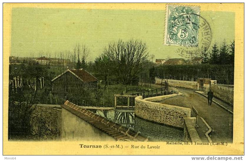 77 . TOURNAN .  RUE DU LAVOIR . - Tournan En Brie