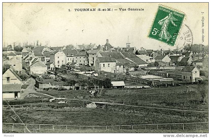 77 . TOURNAN .  VUE GENERALE . - Tournan En Brie