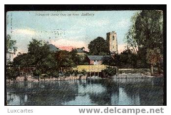 ST.GREGORY´S CHURCH FROM THE RIVER.SUDBURY. - Otros & Sin Clasificación