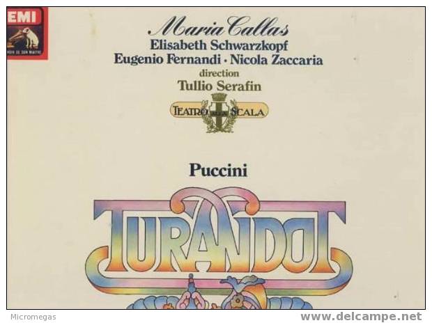 Puccini : Turandot, Callas - Opera / Operette