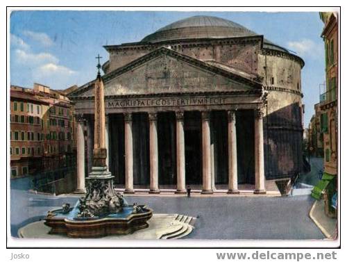ROMA *** Italy *** VIAGGIATA  ( Used ) - Il Pantheon - Pantheon