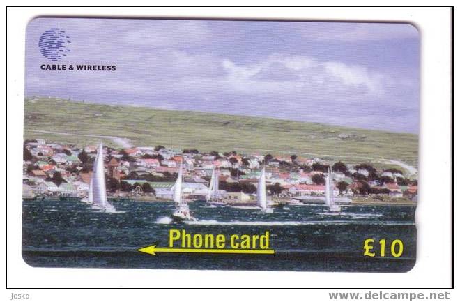 FALKLAND ISLANDS - Sailing - Voile - Yacht Race In Stanley Harbour - Falkland