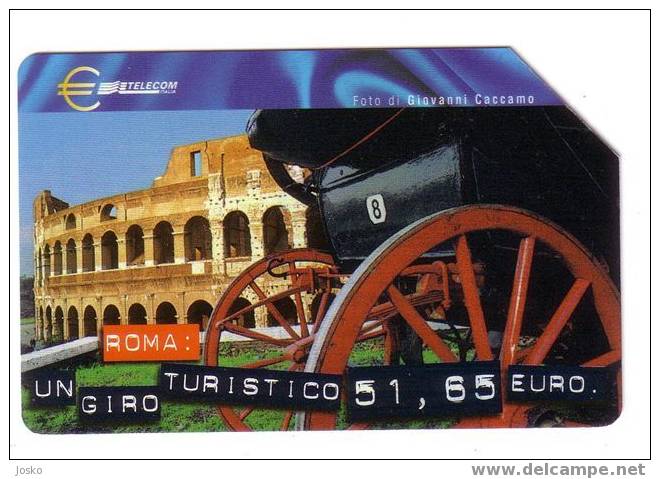 ITALY - Roma - Il Colosseo  - Italia ( L.15.000 ) - Openbaar Gewoon