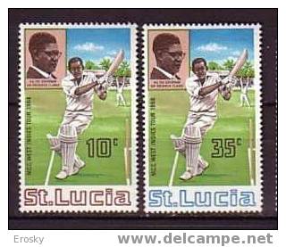 P4031 - ST LUCIA Yv N°227/28 ** CRICKET - St.Lucia (...-1978)