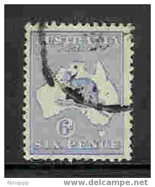 Australia-1915-24  6d Ultra Kangaroo Used - Used Stamps