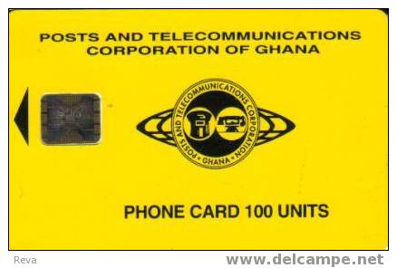 GHANA  100   UNITS  YELLOW  LOGO  GHA-010  EXP 08/95  CHIP 5  SPECIAL  PRICE !!! - Ghana