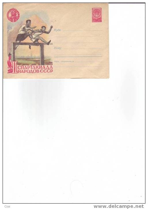 RUSSIA. 1959 - Busta Postale - Atletica - Salto Ad Ostacoli - Atletica