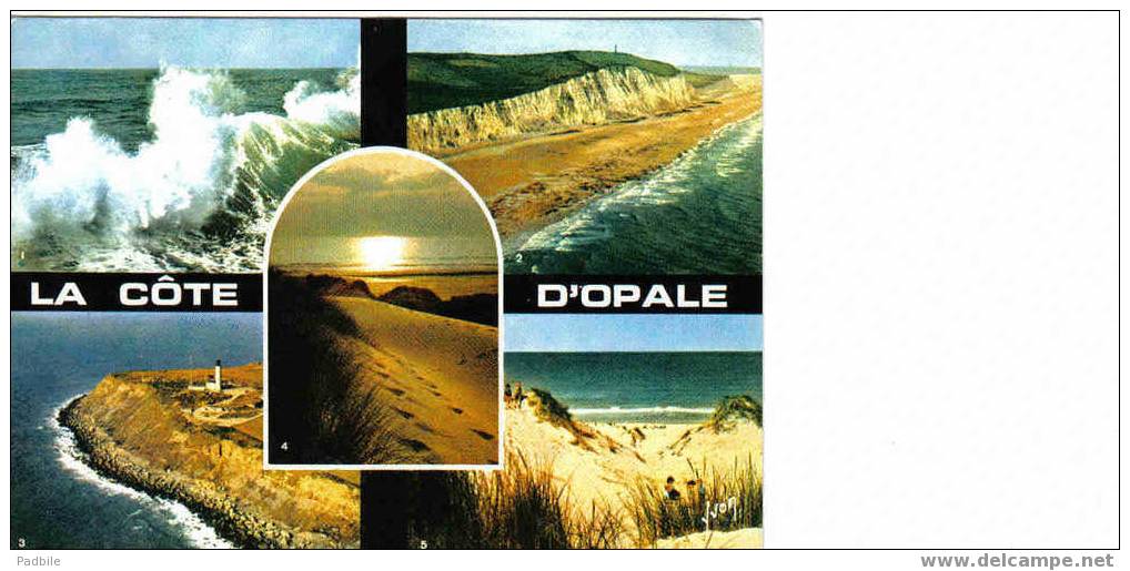 Carte Postale La Cote D'Opale Cap-Gris-Nez  Cap-Blanc-Nez - Nord-Pas-de-Calais