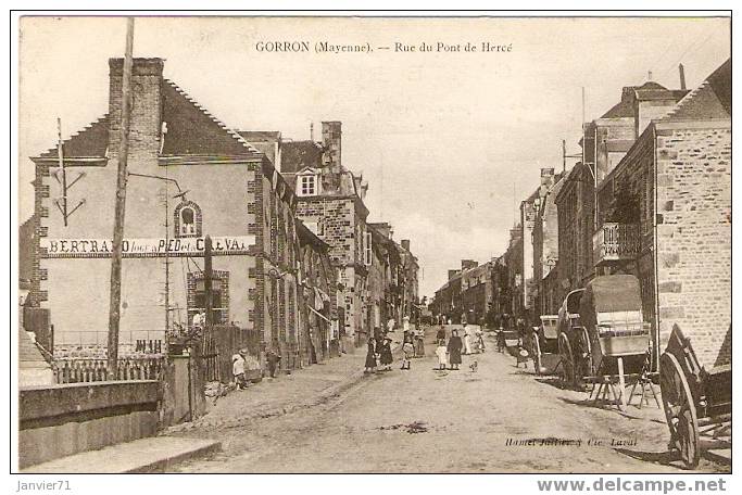 Gorron. Rue Du Pont De Hercé - Gorron