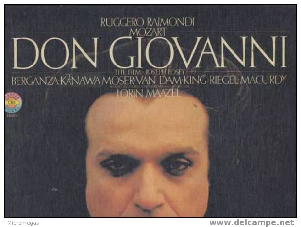 M Ozart : Don Giovanni, Maazel - Opera / Operette