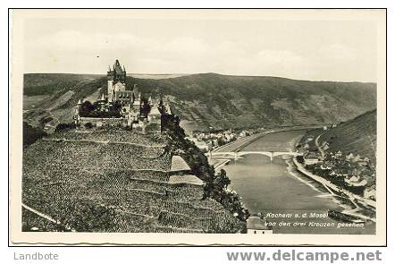 Kochem Cochem A.d. Mosel Von Den Drei Kreuzen Gesehen - Cochem