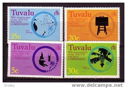 P4097 - TUVALU Yv N°46/49 ** - Tuvalu
