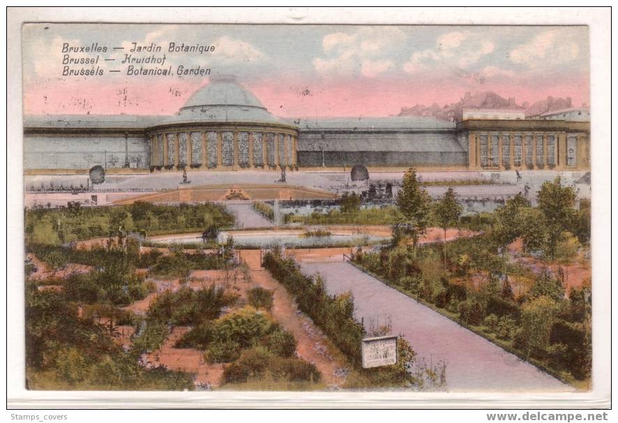 BELGIUM USED POST CARD 1928 SAINT-JOOST-TEN-NOODE BOTANIQUE - St-Joost-ten-Node - St-Josse-ten-Noode