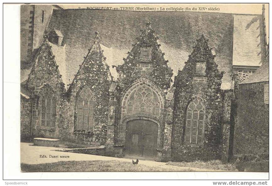 56-RT-17 Rochefort En Terre La Collegiale 2 Ed Danet Soeurs - Rochefort En Terre