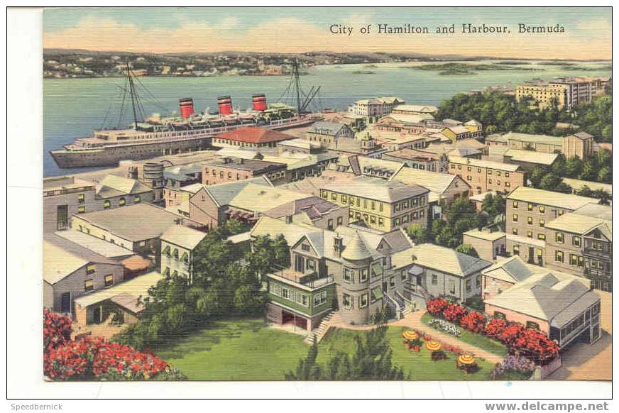 5508 City Of Hamilton And Harbour Bermuda ;  Yankee Store 220 . Paquebot - Bermuda