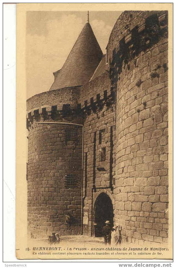 56-HE-53 La Prison Acien Chateau Jeanne Montfort 16 Artaud - Hennebont