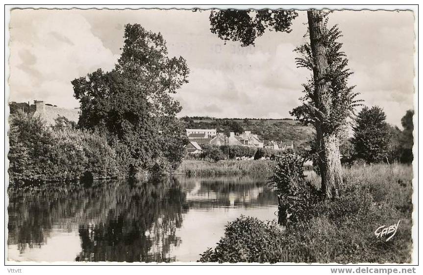 Pont D'Ouilly (Calvados) : Les Rives De L'Orne (circulée, 1956) - Pont D'Ouilly