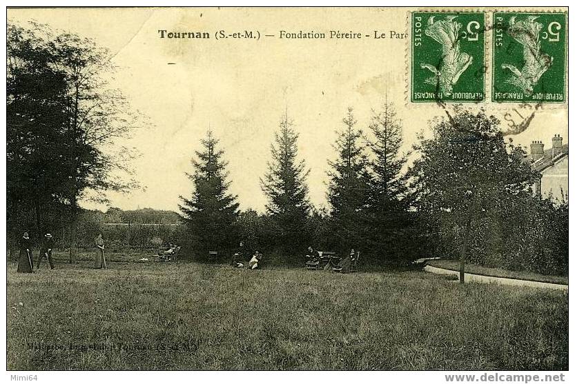 77  .   TOURNAN .   FONDATION  PEREIRE  .  BON- REPOS  LE PARQUE  (  CRICKET  ) - Tournan En Brie