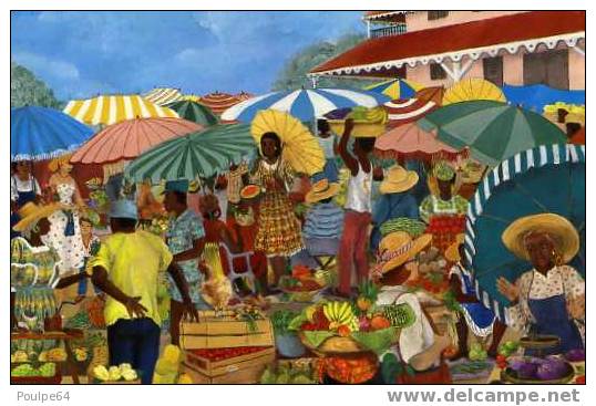 Images Des Antilles - Marché Aux Légumes - Andere & Zonder Classificatie