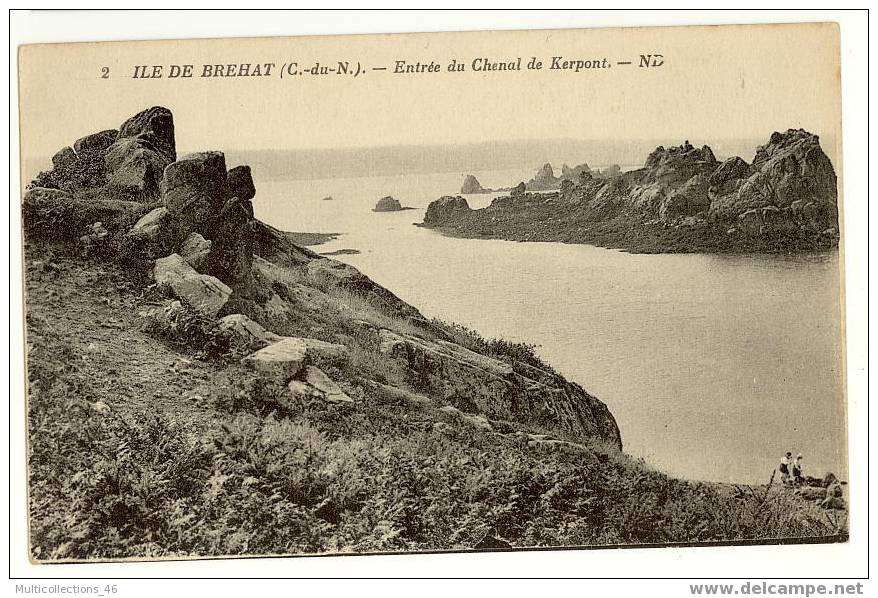 22 - ILE DE BREHAT - Entrée Du Chenal De Kerpont. - Ile De Bréhat