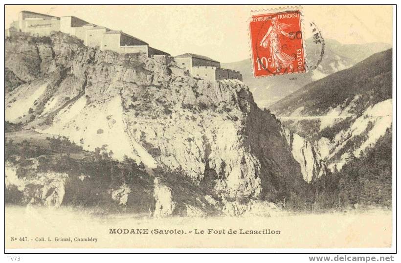 Cpa 1105  -  MODANE - Le Fort De Lesseillon Par Grimal (73 - Savoie) - Modane