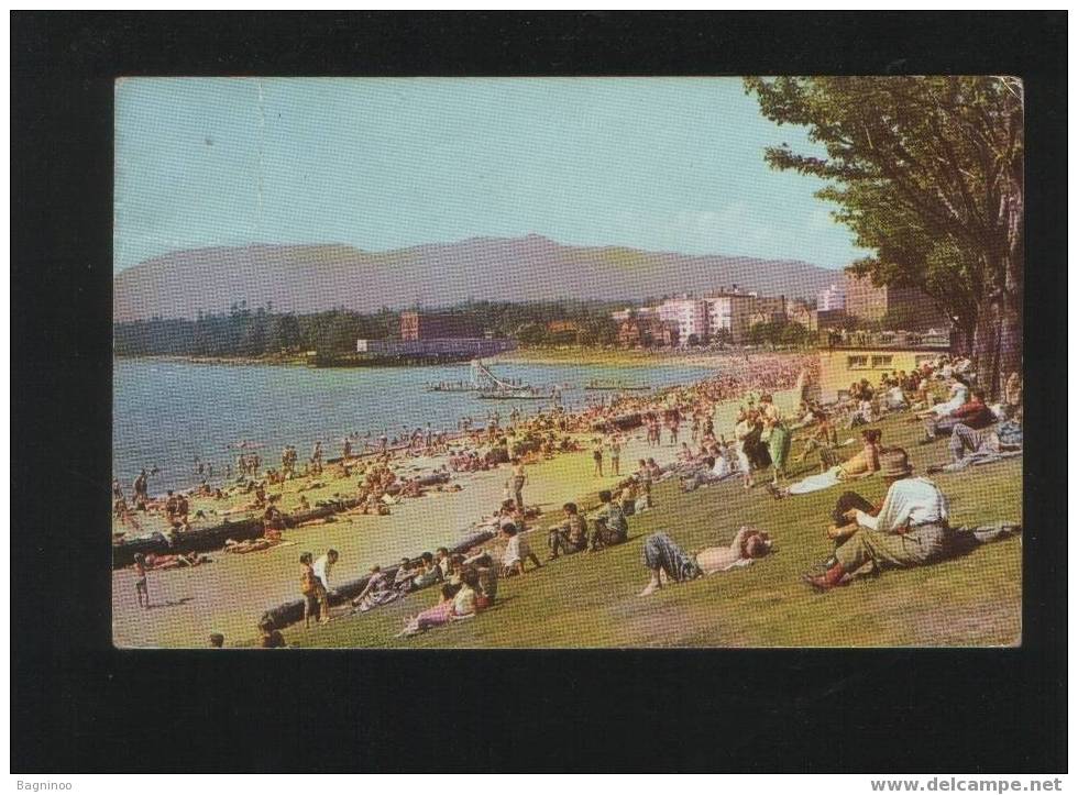 VANCOUVER Postcard CANADA ENGLISH BAY BEACH - Vancouver