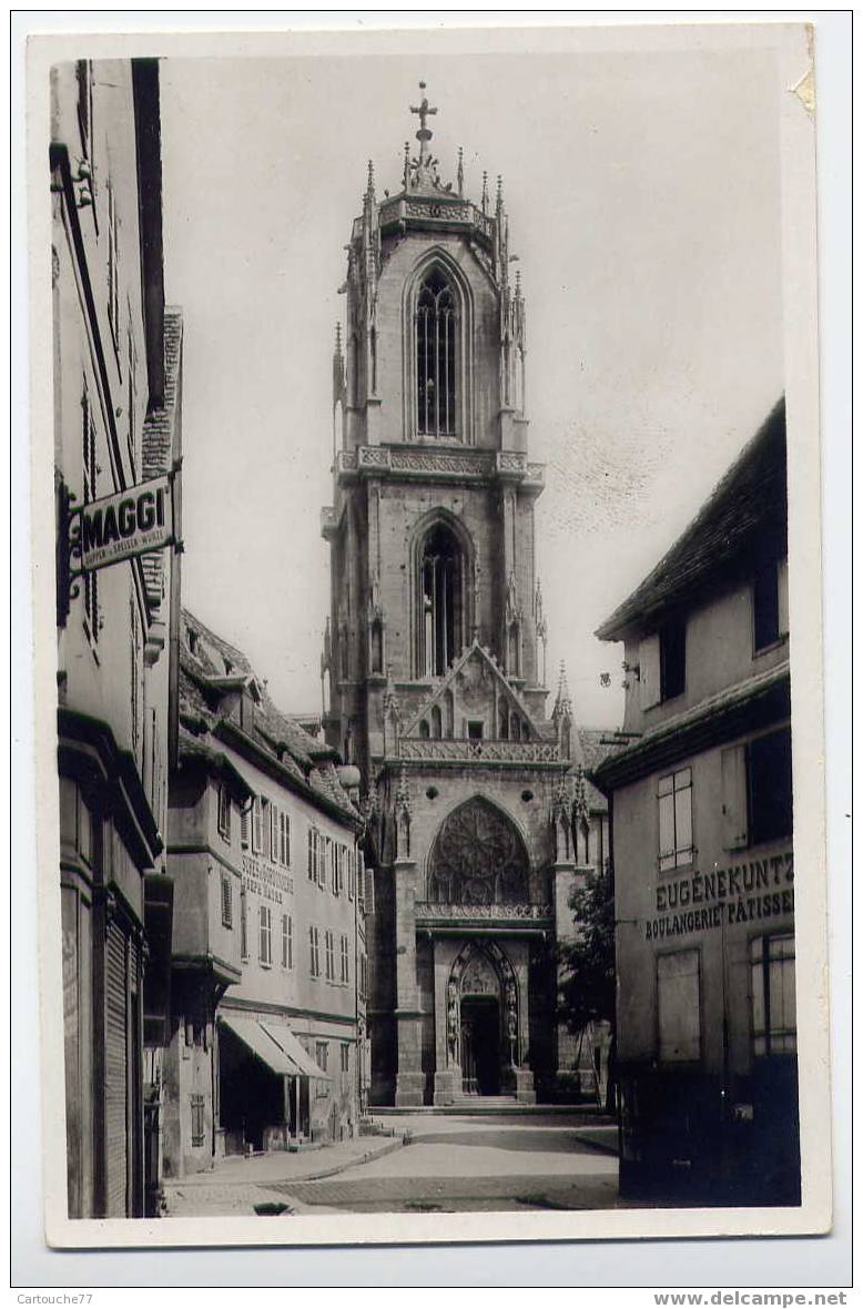 J34 - SELESTAT - église Saint-Georges (Jolie Carte Semi-moderne) - Selestat