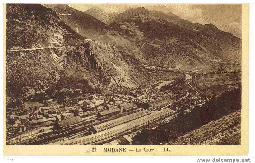 Cpa 1107  -  MODANE - La Gare (73 - Savoie) - Modane