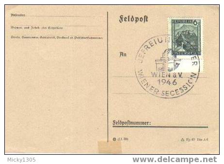 Österreich / Austria - Sonderstempel / Spacial Cancellation 8.5.1946 (Y573) - Frankeermachines (EMA)