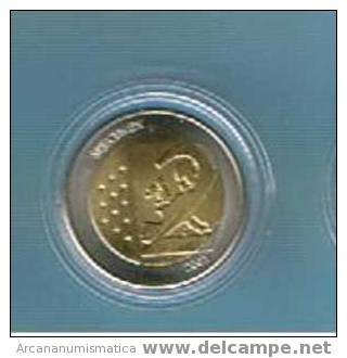 ALEMANIA 2 EURO PRUEBA SPECIMEN 2005 FIFA 2006 Pieza MUY RARA/VERY RARE  DL-112 - Deutschland