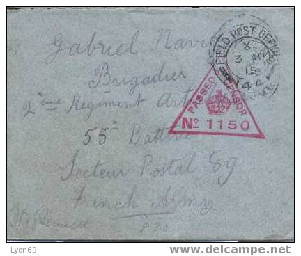 LETTRE EN FRANCHISE ET CENSURE - Postmark Collection