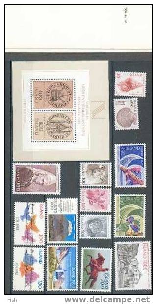 Iceland : All Stamps 1982 B. ** - Autres & Non Classés