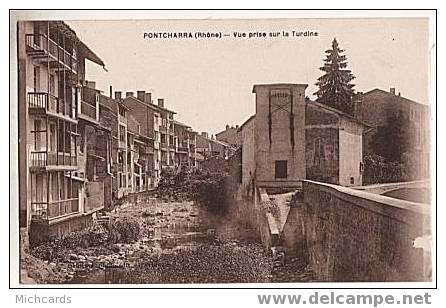 CPA 69 PONTCHARRA - Vue Prise Sur LaTurdine - Pontcharra-sur-Turdine