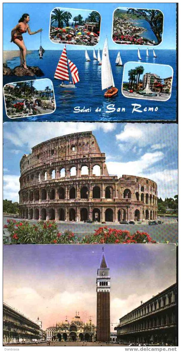 Lotto 200 Cartoline Italiane A Colori - 100 - 499 Postcards