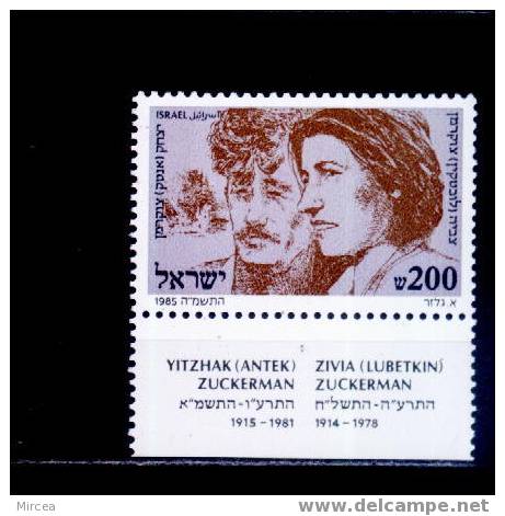 Israel 1985 -  Michel No.906 Neuf**avec Tab - Unused Stamps (with Tabs)