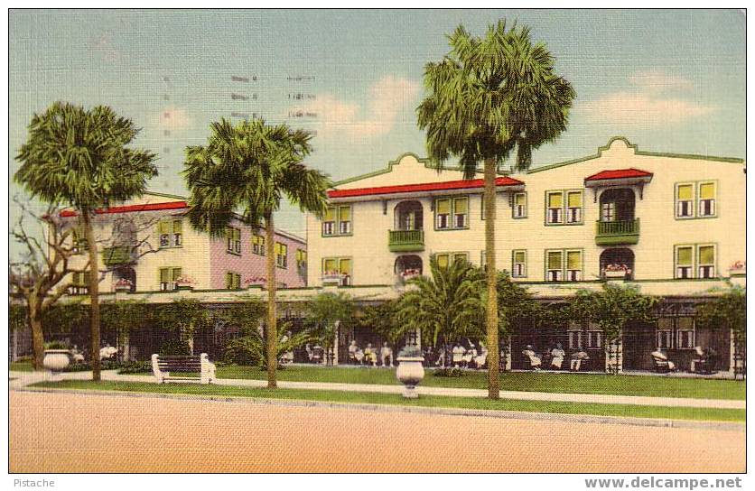 Daytona Beach, Fla. - 1946 - Geneva Hotel - Voyagée USA-Canada - Daytona