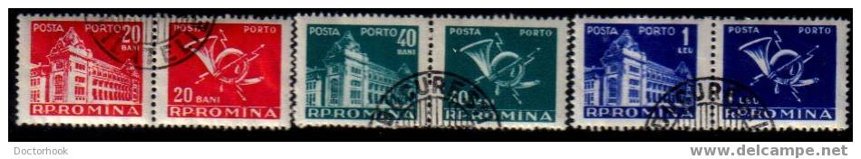 ROMANIA   Scott   #  J 115-20   VF USED - Port Dû (Taxe)