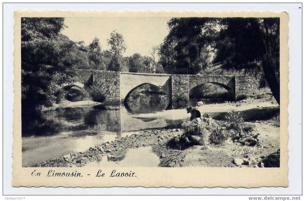 J36 - En LIMOUSIN - LE LAVOIR (jolie Carte Animée) - Limousin