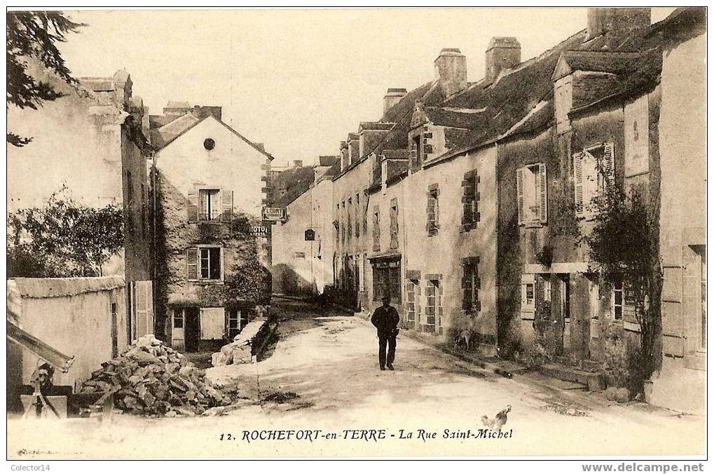 ROCHEFORT EN TERRE  RUE SAINT MICHEL - Rochefort En Terre