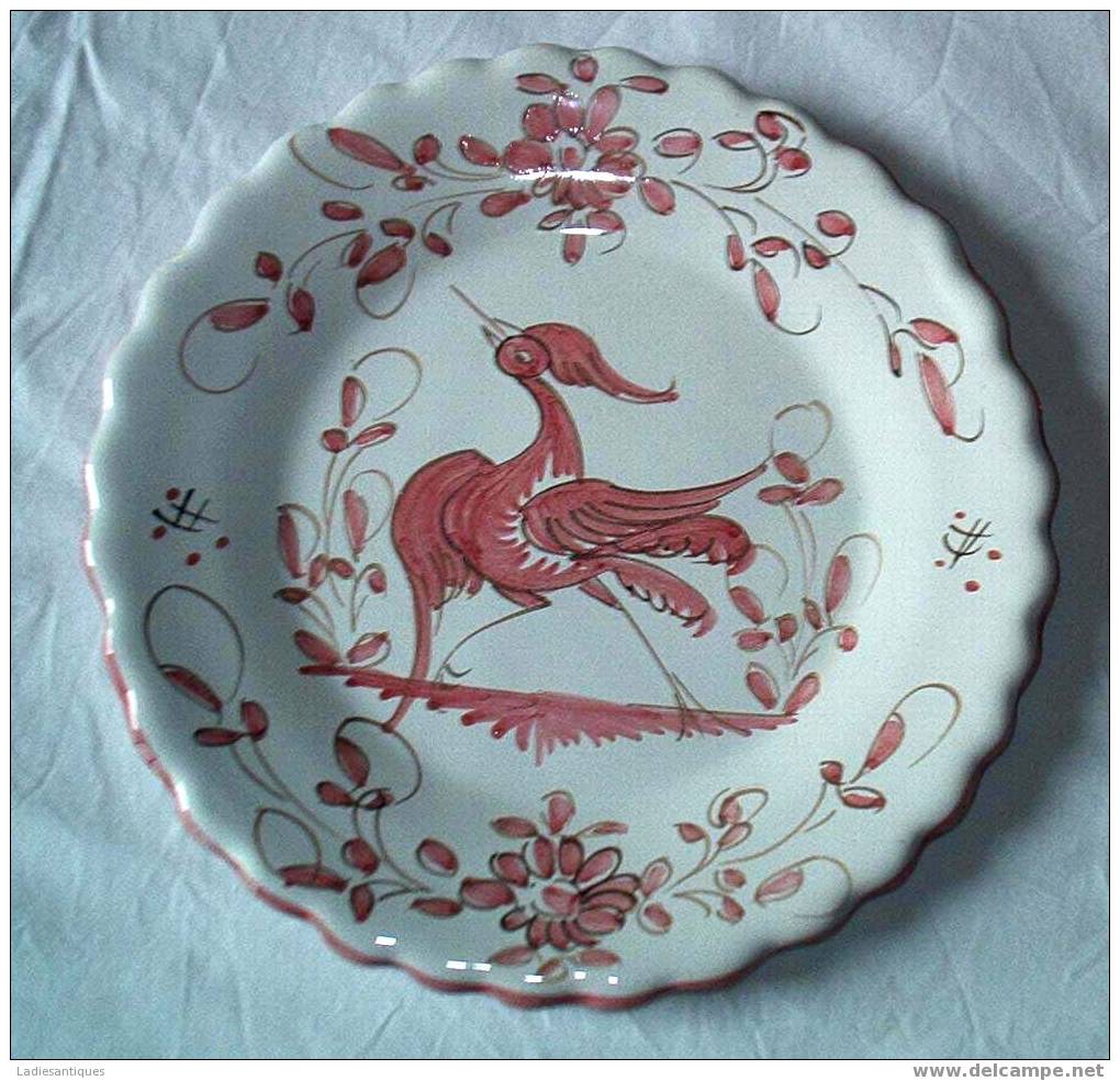 Martres Faïencerie Duran - Assiette - Bord - Plate  - AS 1580 - Martres (FRA)