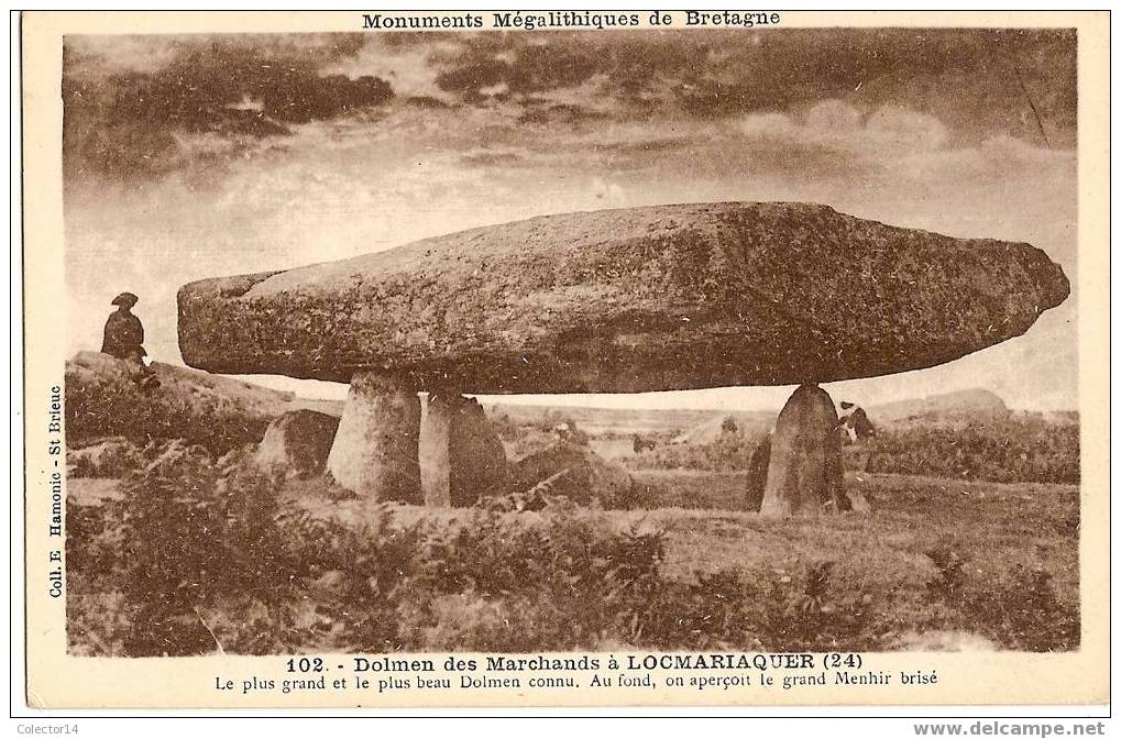 LOCMARIAQUER DOLMEN DES MARCHANDS - Locmariaquer