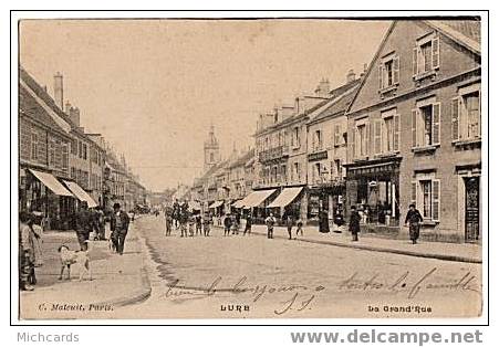 CPA 70 LURE - La Grand Rue - Lure