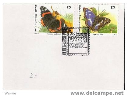 B270 / BELGIEN -  NAPOSTA 1993 – Spezialentwertung Auf Schmetterling,butterfly, Papilion, Mariposa - Briefe U. Dokumente