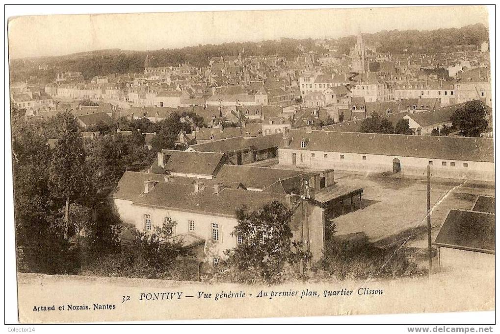 PONTIVY VUE GENERALE AU PREMIER PLAN QUARTIER CLISSON - Pontivy