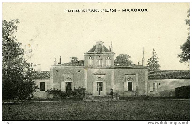 33 .  LABARDE  MARGAUX . CHATEAU SIRAN . - Margaux