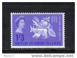 40 - SOLOMON , Freedom From Hunger : N. 98  *** - British Solomon Islands (...-1978)