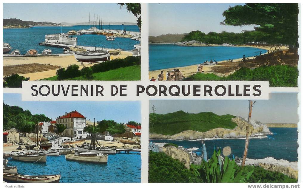 Carte Multivues De L'ile De PORQUEROLLES - Porquerolles