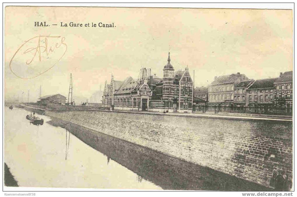 HAL - LA GARE ET LE CANAL - Halle