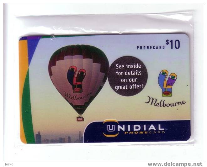 MELBOURNE  ( Australia ) * Air Balloon Ballon Montgolfiere Globo Aerostático Palloncino Mongolfiera Balloons Ballons * - Australia