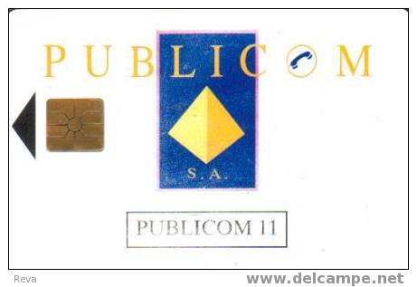 IVORY COAST  11 U  PUBLICOM  LOGO  IVC-P-5  SPECIAL PRICE !! - Costa De Marfil